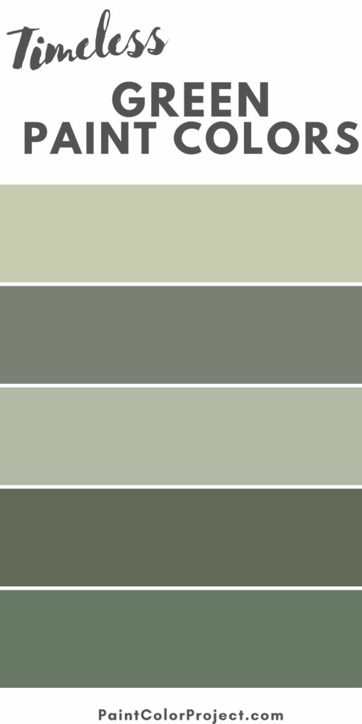 timeless green paint colors