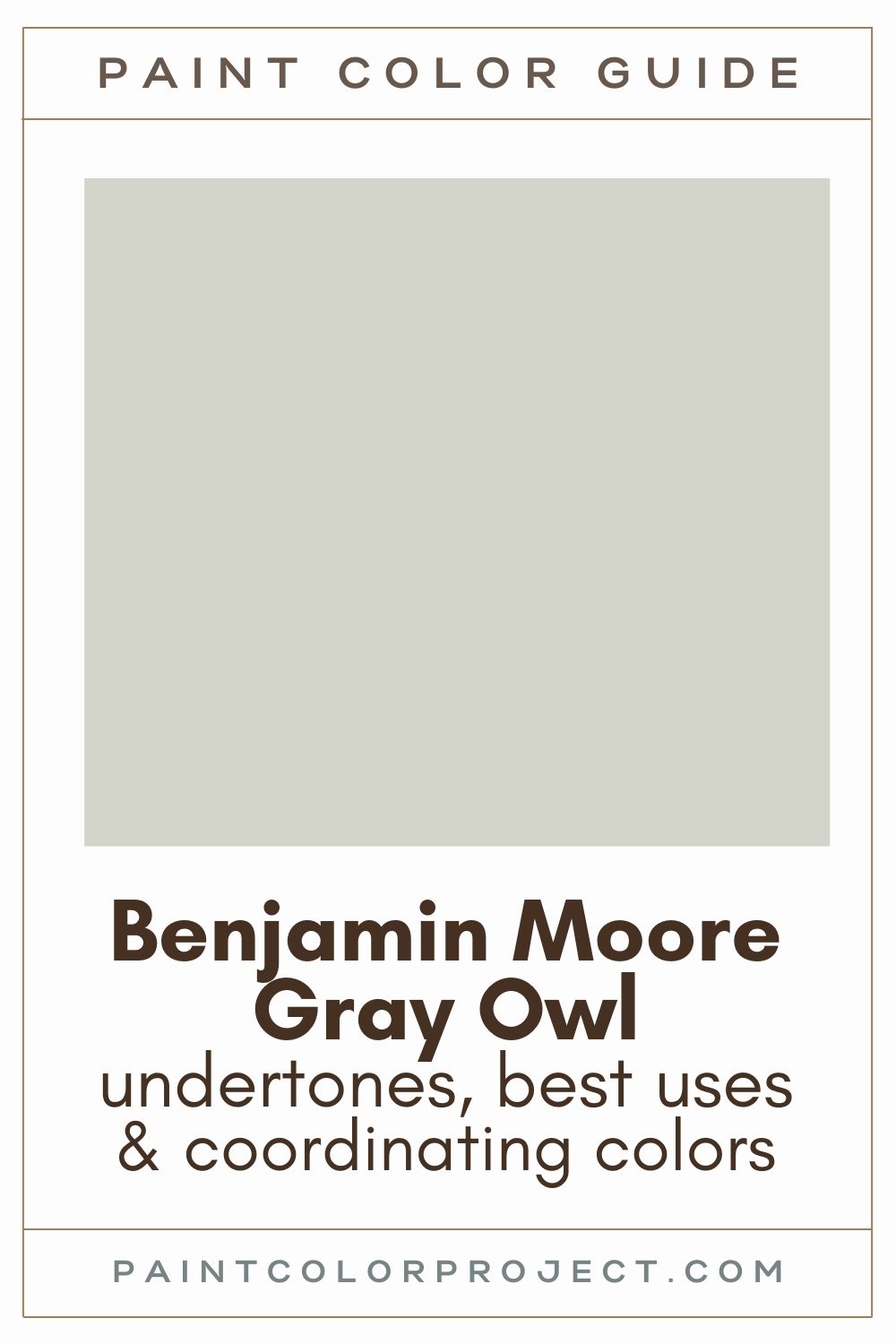 Benjamin Moore Gray Owl: a complete color review - The Paint Color Project