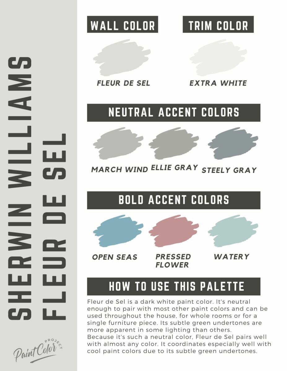 Sherwin Williams Fleur de Sel: a complete color review - The Paint ...