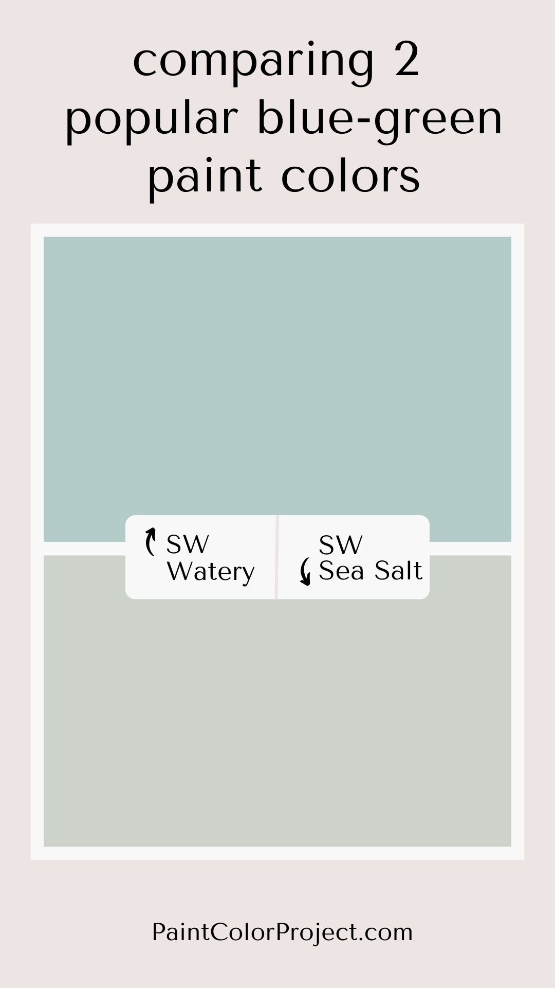 sea salt blue paint