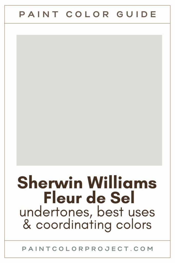 Sherwin Williams Fleur de Sel paint color guide