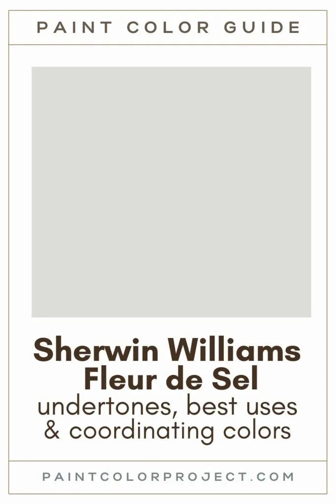 Sherwin Williams Fleur de Sel paint color guide