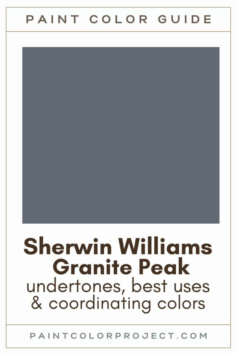 Sherwin Williams Granite Peak a complete color review The Paint