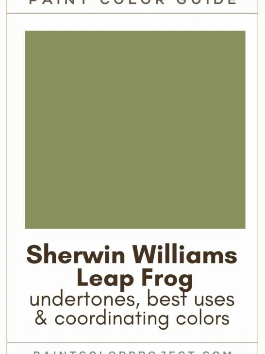 Sherwin Williams Leap Frog paint color guide