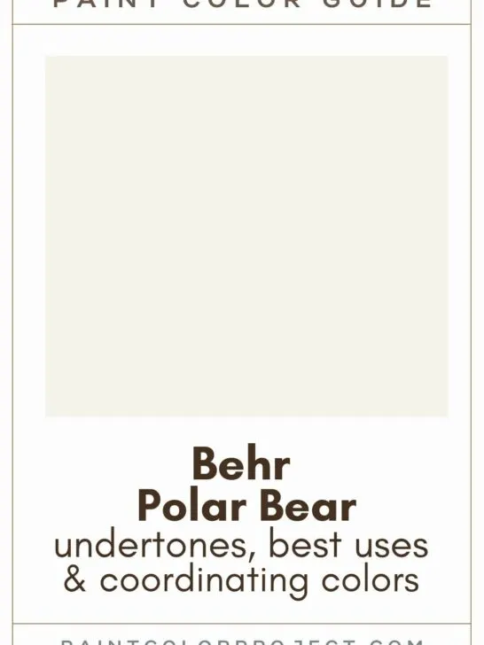Behr Polar Bear paint color guide