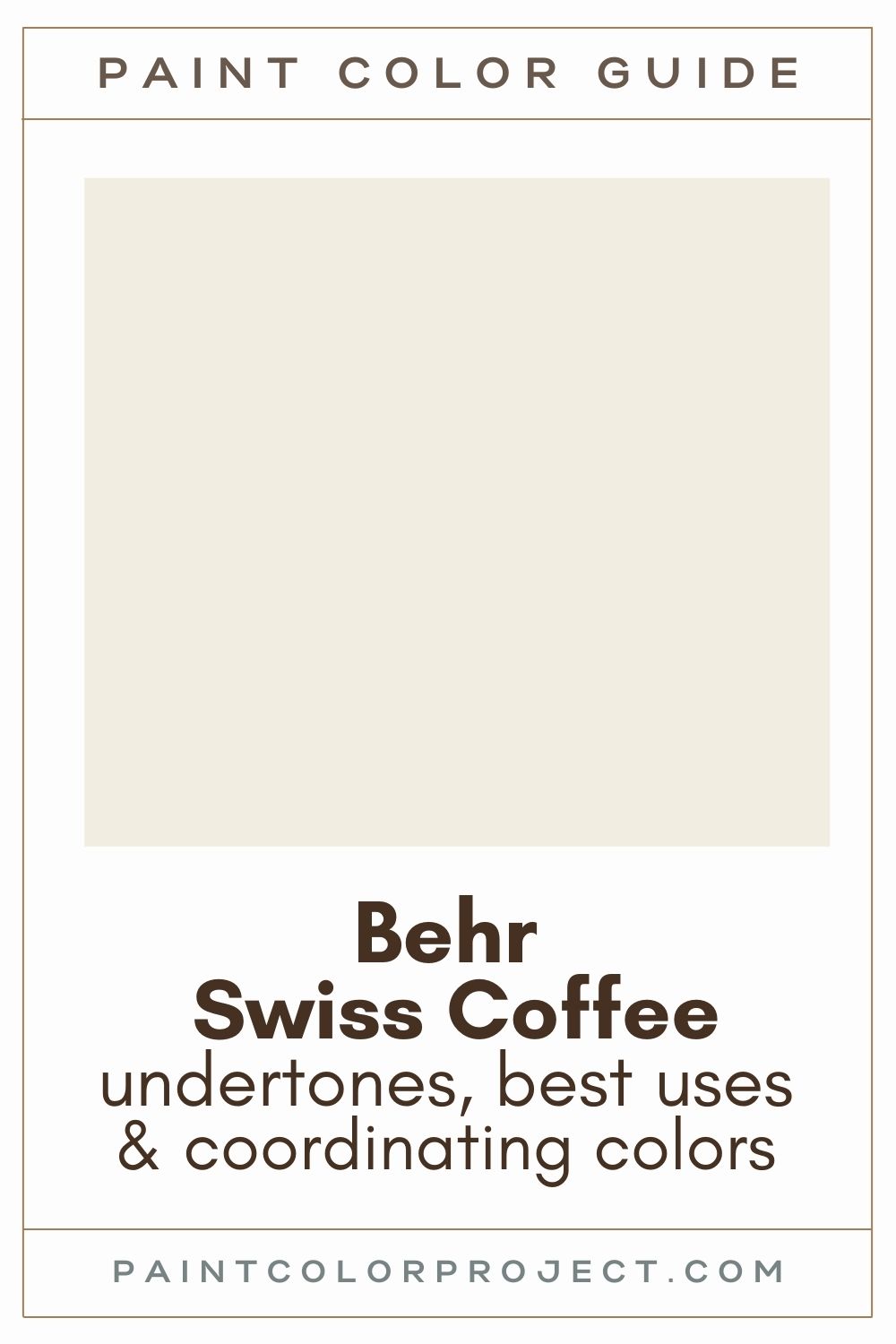 Behr Swiss Coffee: A Complete Color Review - The Paint Color Project