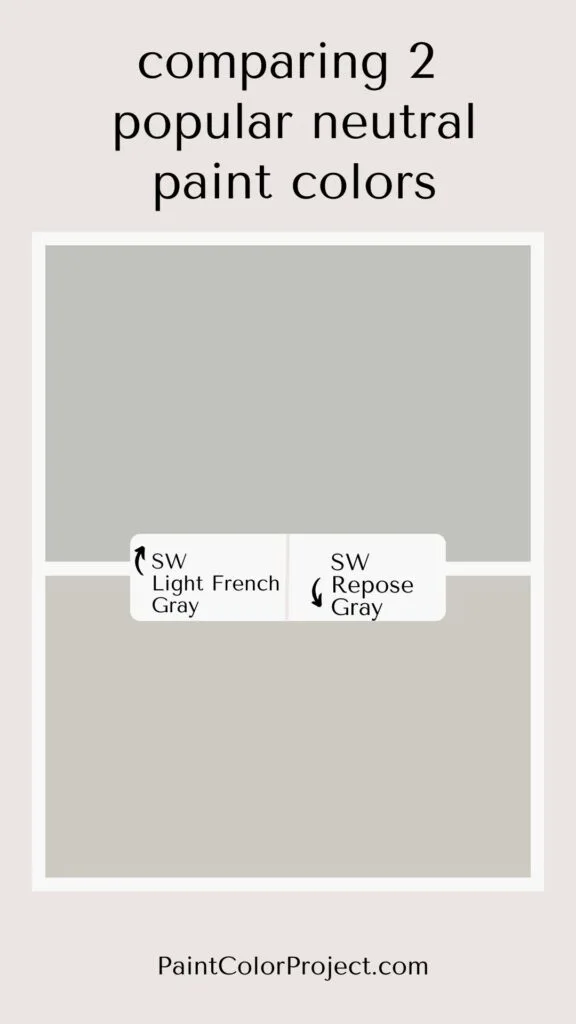 Light French Gray vs Repose Gray