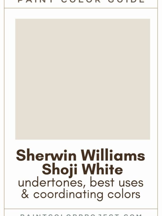 Sherwin Williams Shoji White paint color guide