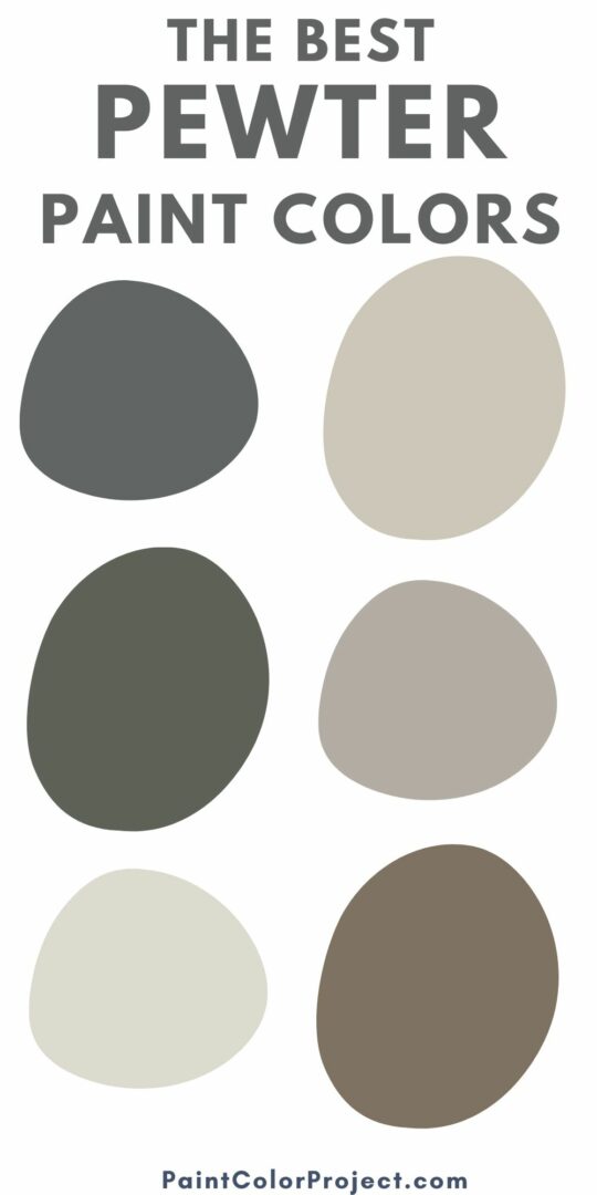 16 Best Pewter Paint Colors The Paint Color Project   The Best Pewter Paint Colors 540x1080 