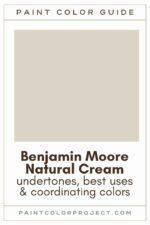 Benjamin Moore Natural Cream: a complete color review - The Paint Color ...