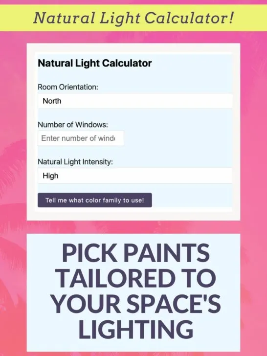 Natural Light Calculator