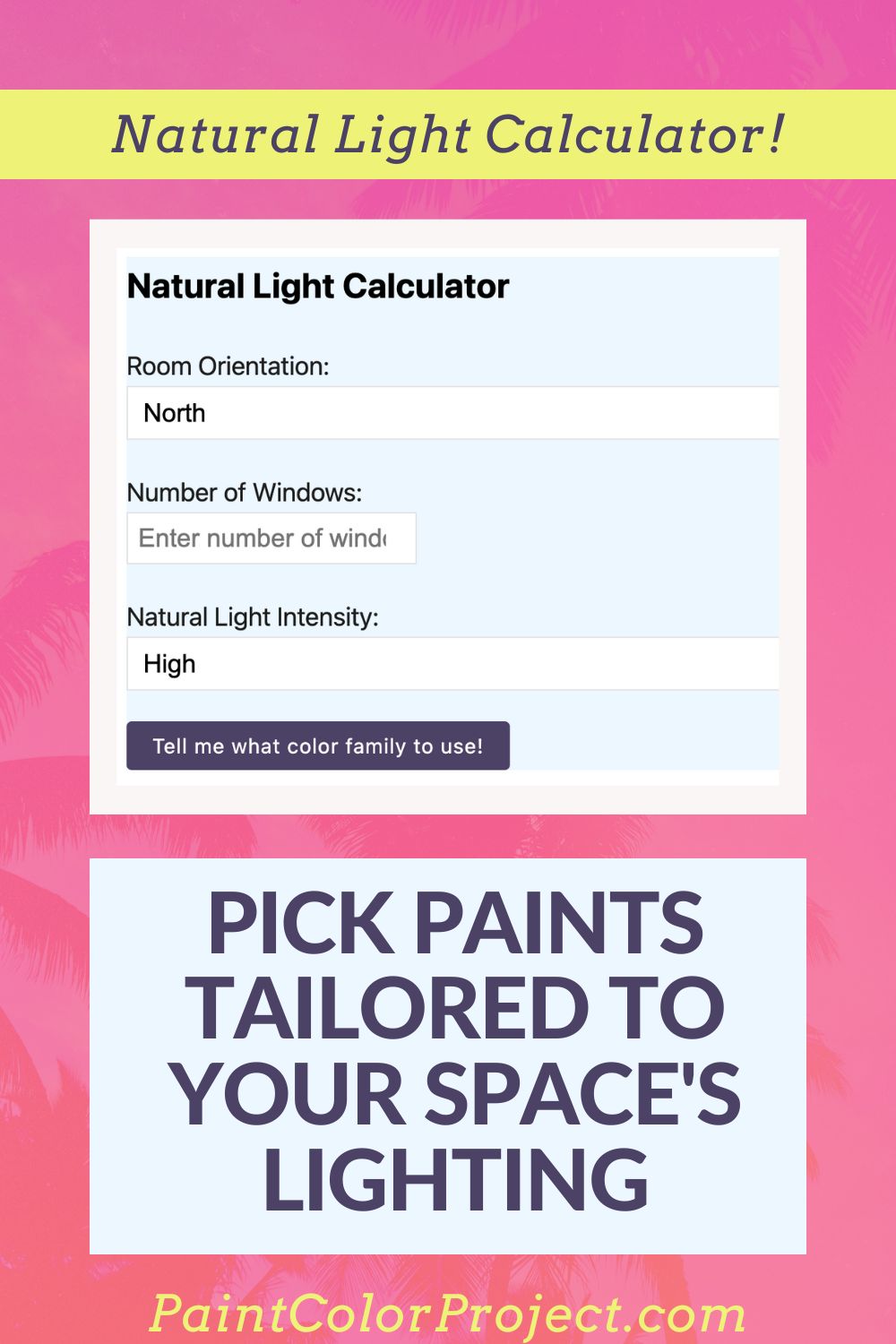 Natural Light Calculator