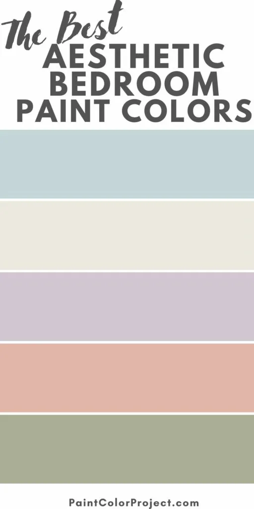 The best aesthetic bedroom paint colors