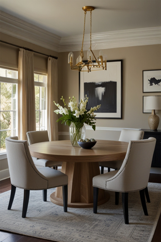 BM natural cream dining room