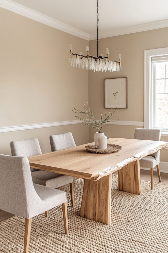 BM natural cream dining room