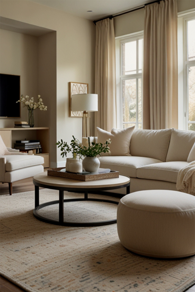 BM natural cream living room