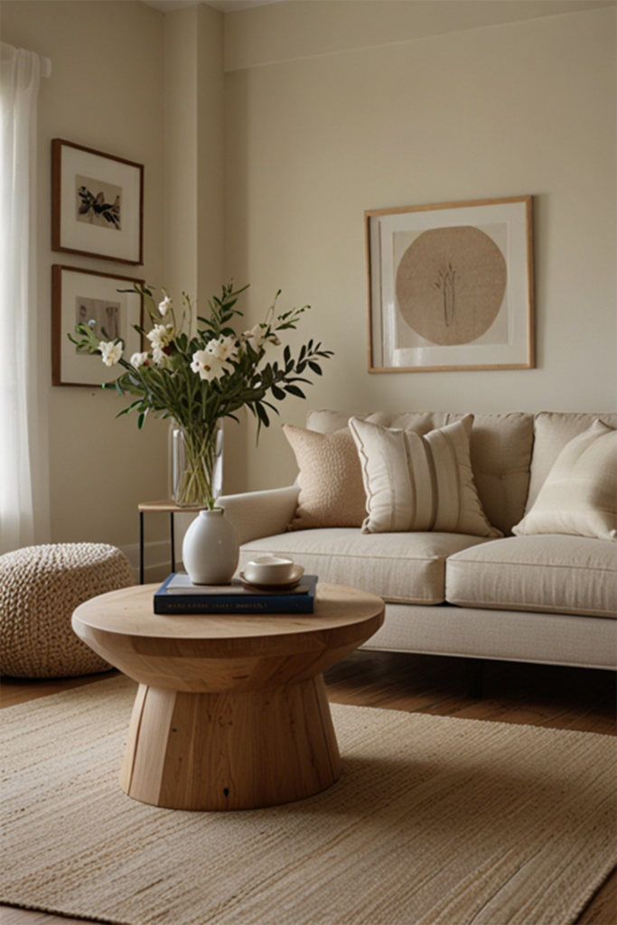 BM natural cream living room