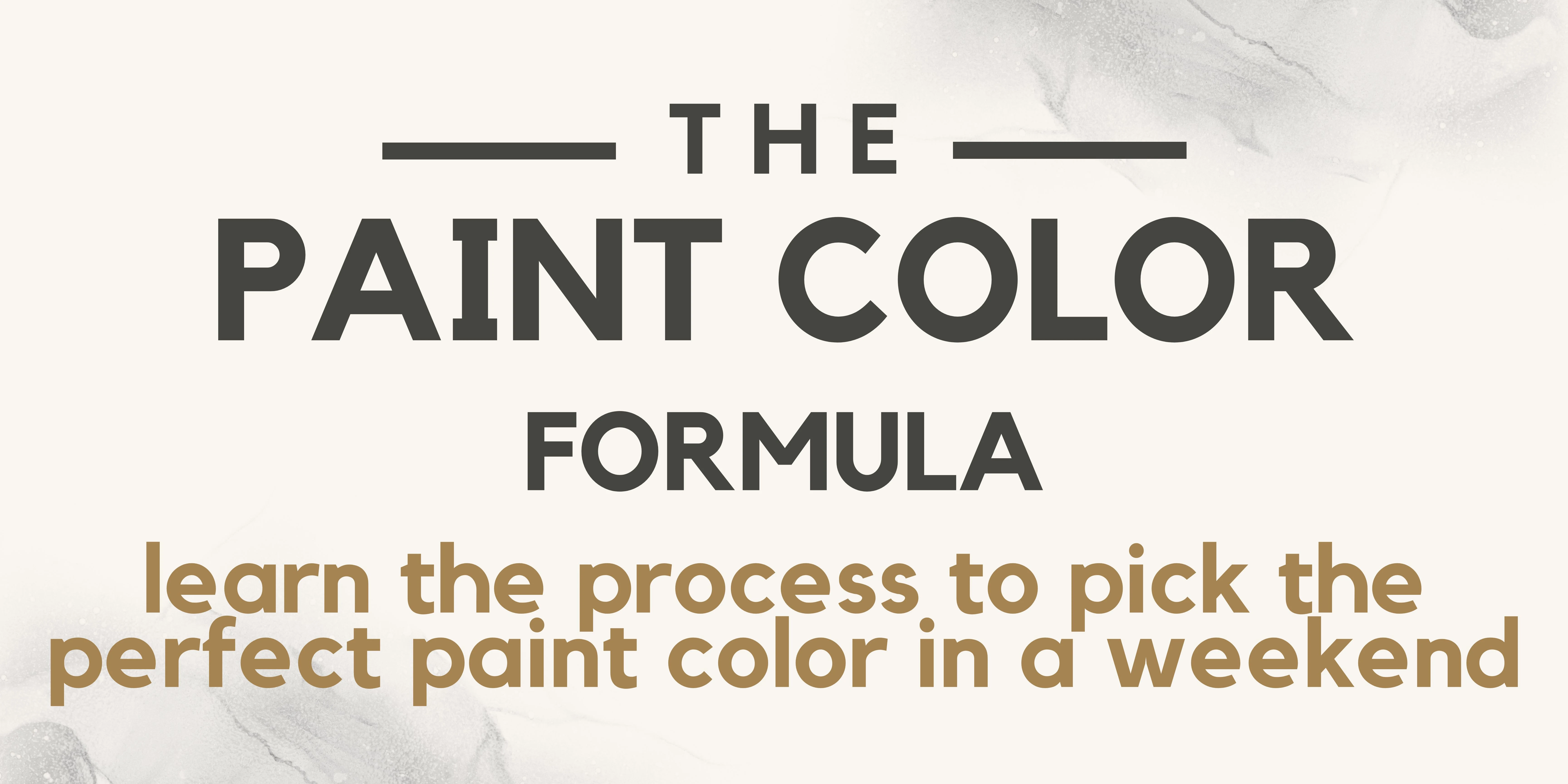 paint color formula banner