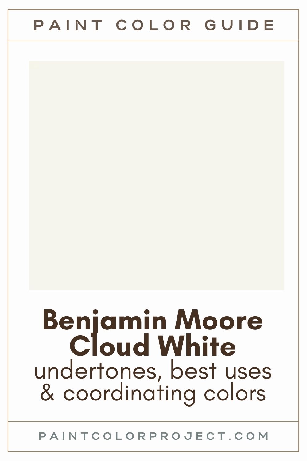 Benjamin Moore Cloud White A Complete Color Review The Paint Color   Benjamin Moore Cloud White Paint Color Guide 