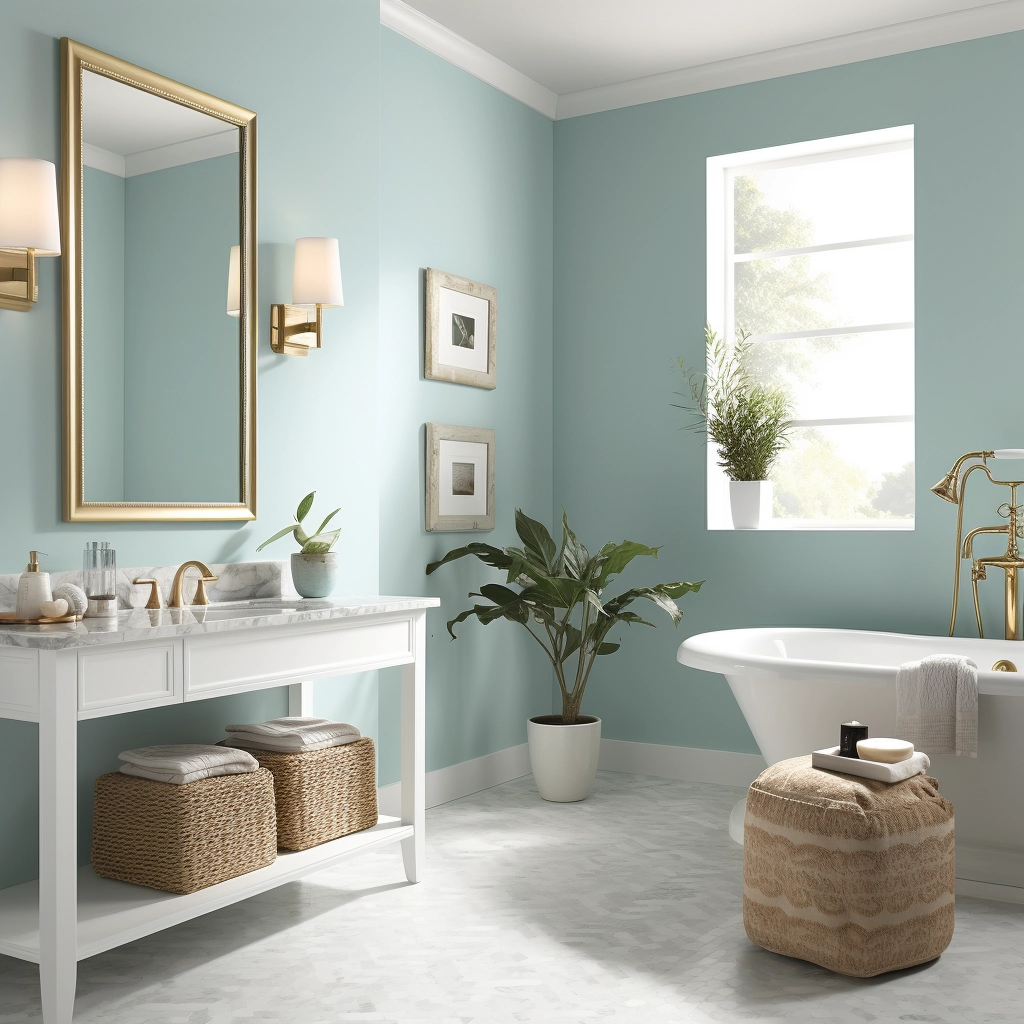 aleutian sherwin williams bathroom