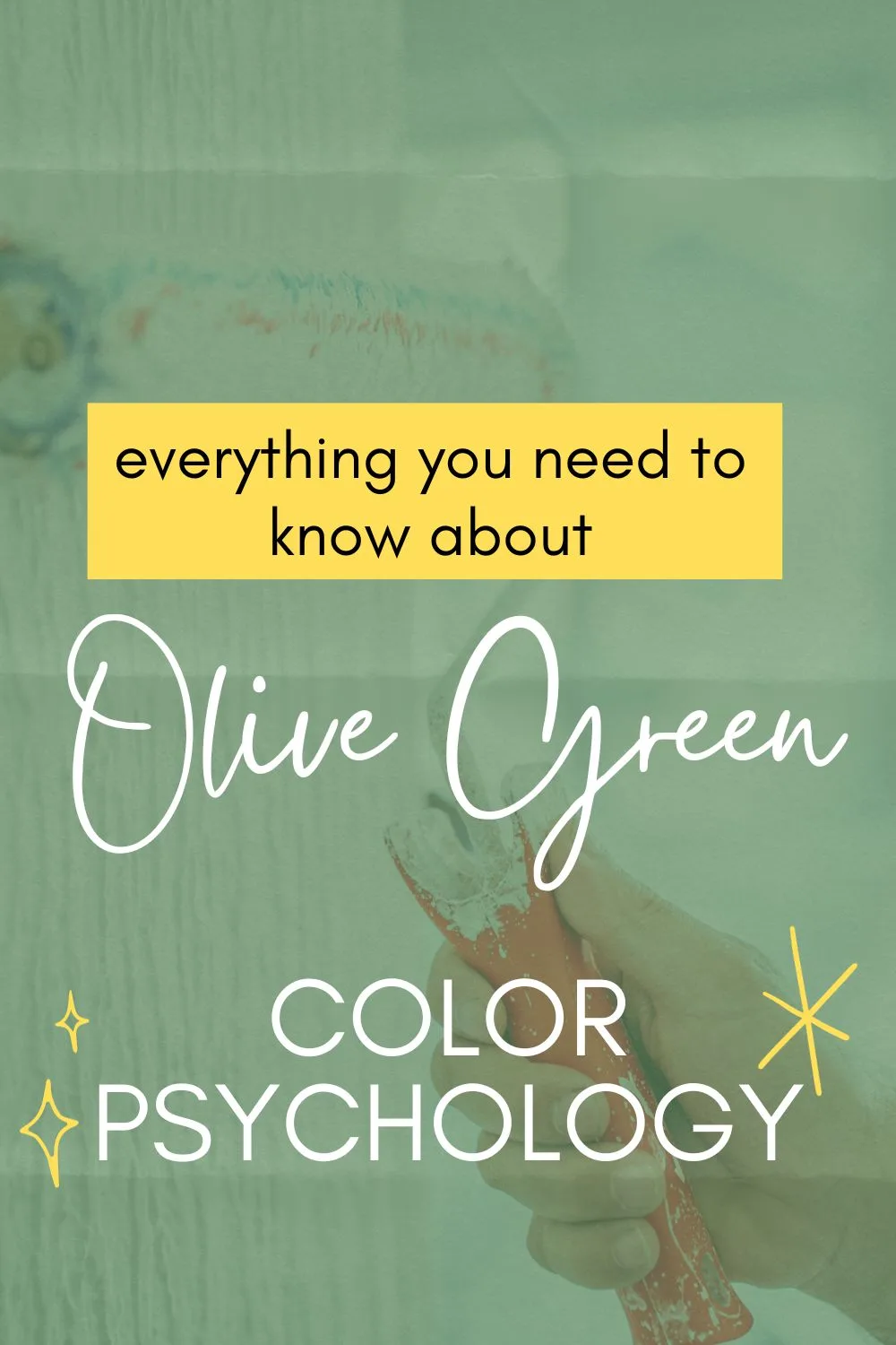 olive green color psychology