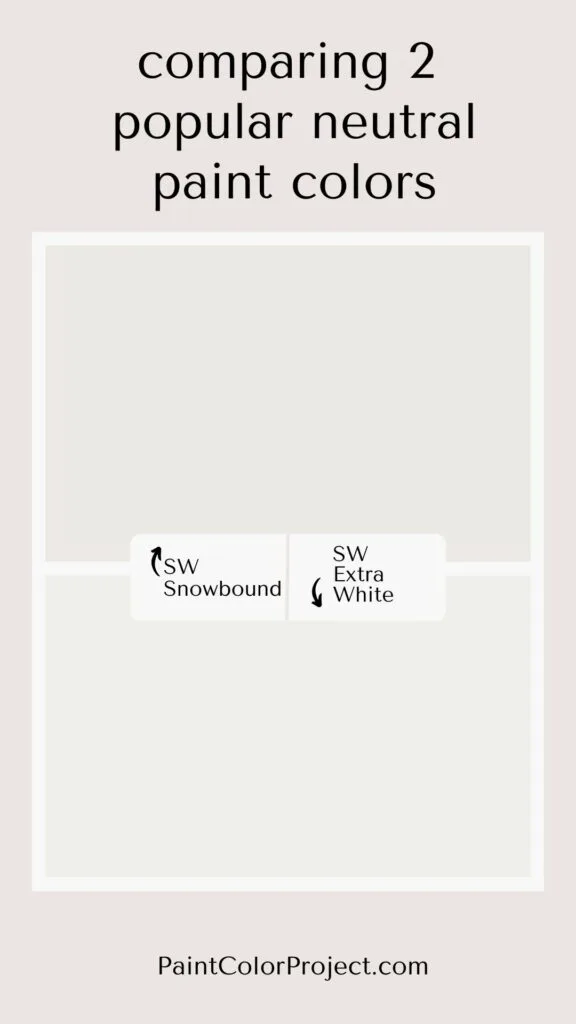 sw snowbound vs extra white