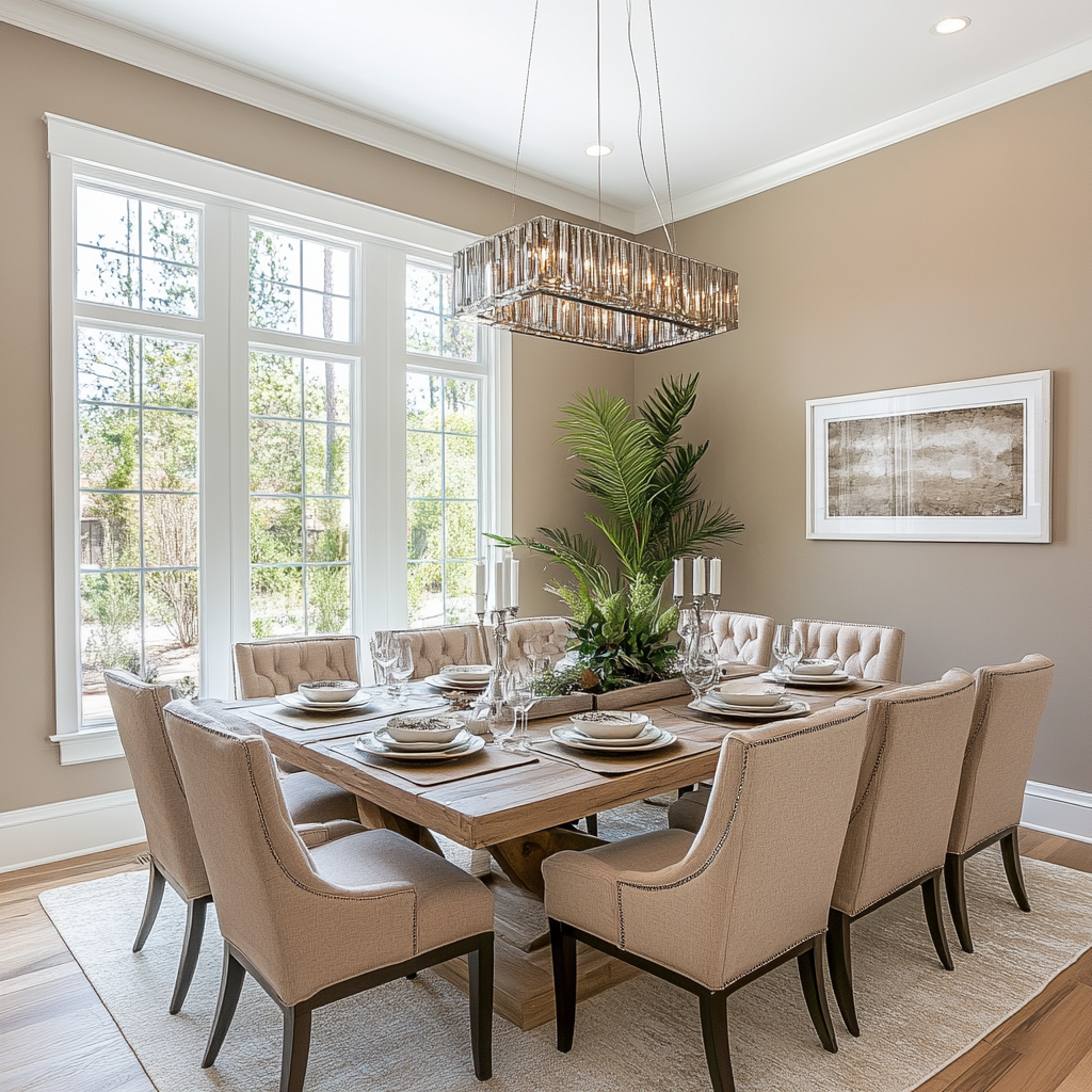 SW Taupe of the morning dining room