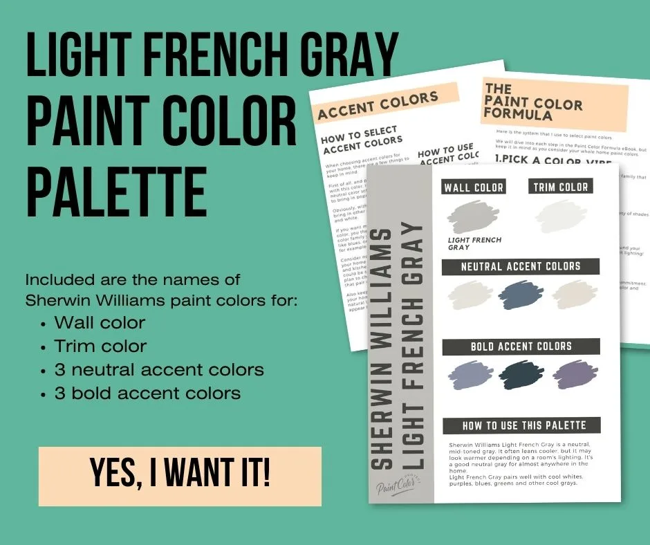 light french gray paint color palette