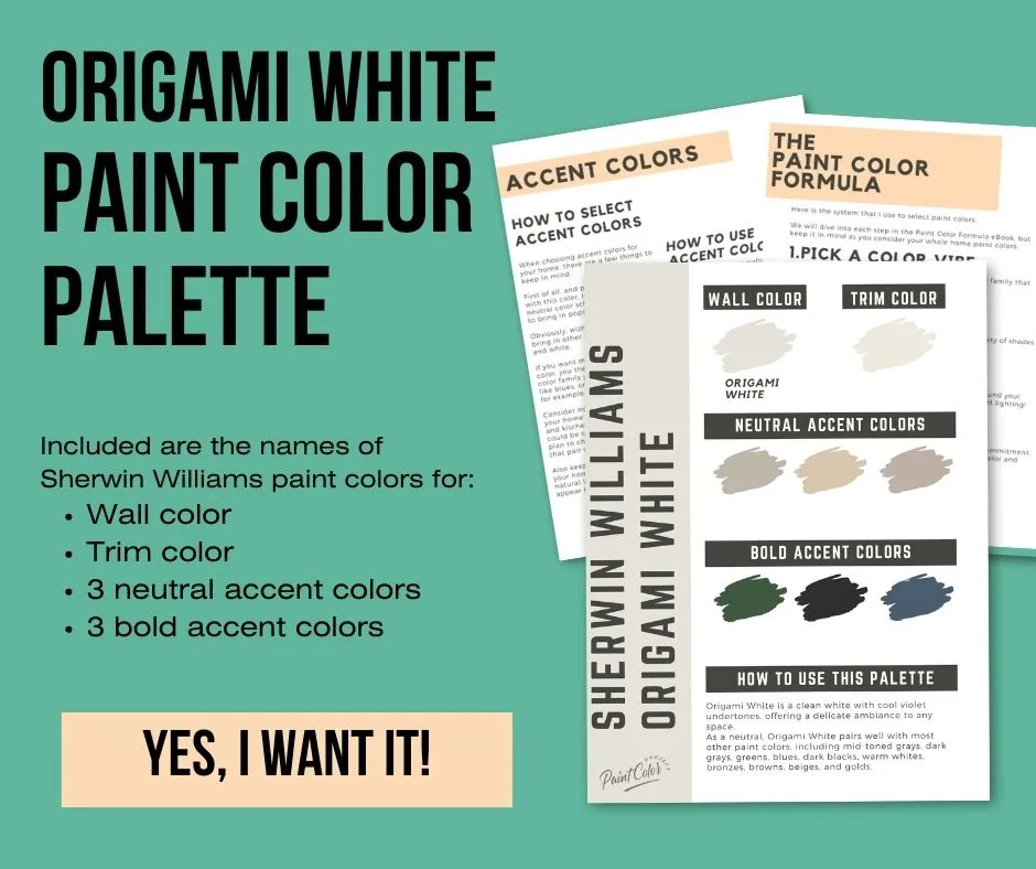 origami white paint color palette