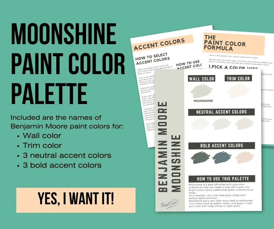 Benjamin Moore Moonshine Palette