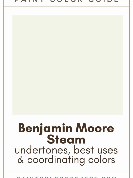 Benjamin Moore Steam Paint Color Guide