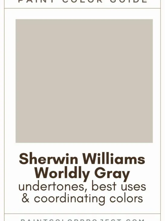 Sherwin Williams Worldly Gray Paint Color Guide