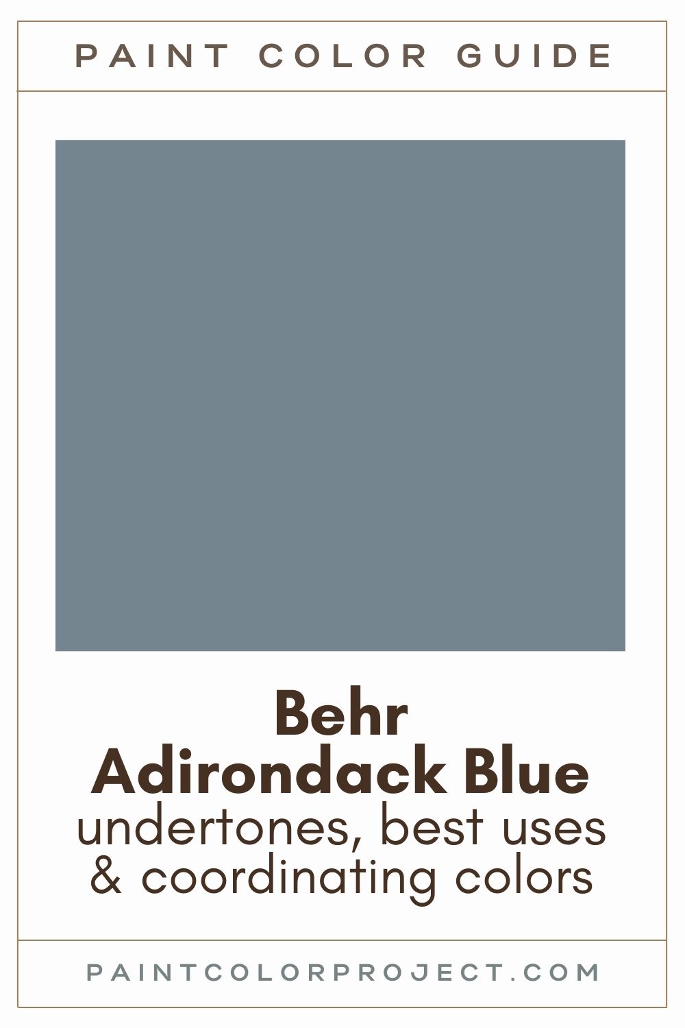 Behr Adirondack Blue: a complete color review - The Paint Color Project