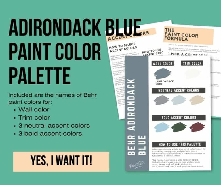 Behr Adirondack Blue: a complete color review - The Paint Color Project