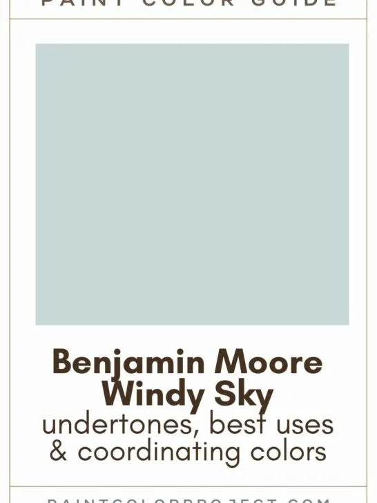 Benjamin Moore Windy Sky Paint Color Guide