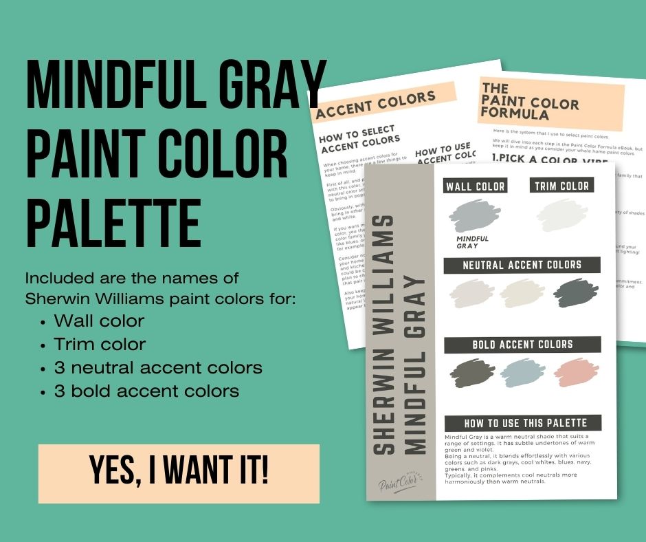 Sherwin Williams Mindful Gray Paint Color PaletteSherwin Williams Mindful Gray Paint Color Palette
