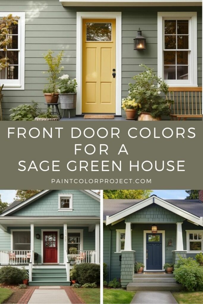 front door color if my house is sage green.