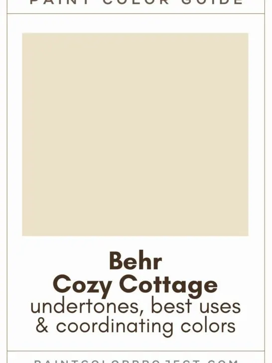 Behr Cozy Cottage Paint Color Guide