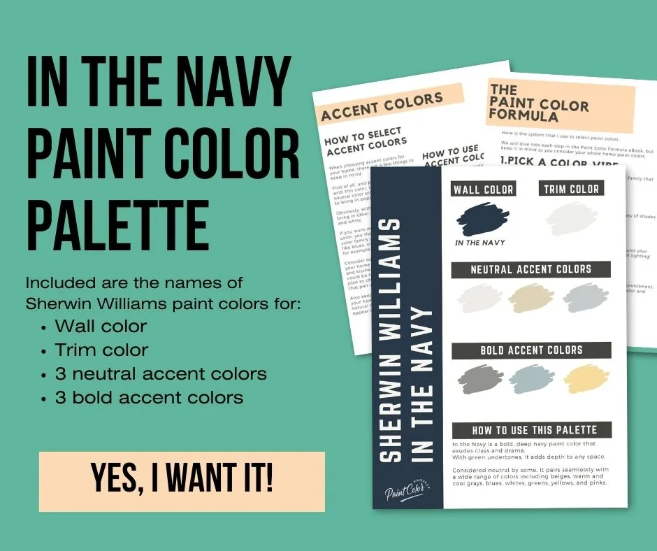 Sherwin Williams In the Navy Palette