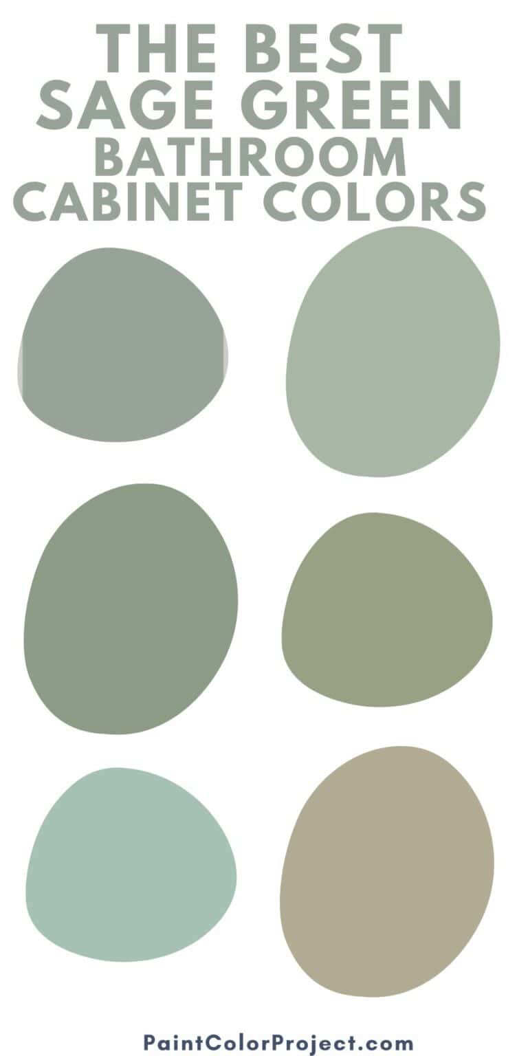 The best sage green bathroom cabinet paint colors - The Paint Color Project