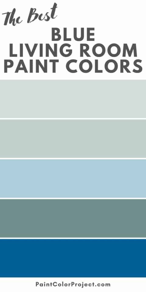 11 Best Blue Living Room Paint Colors - The Paint Color Project