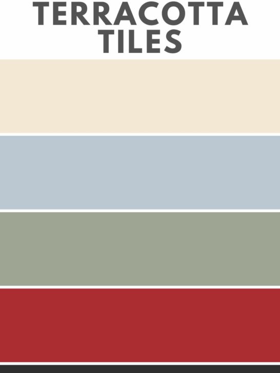 Best paint colors for terracotta tiles.