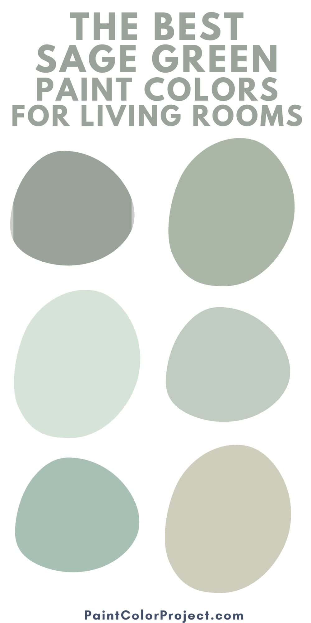 The best sage green paint colors for living rooms - The Paint Color Project