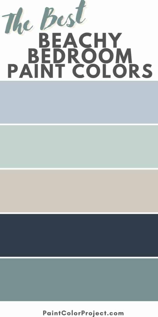 The best beachy bedroom paint colors - The Paint Color Project