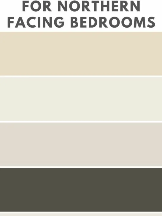 the best paint colors for northern facing bedrooms