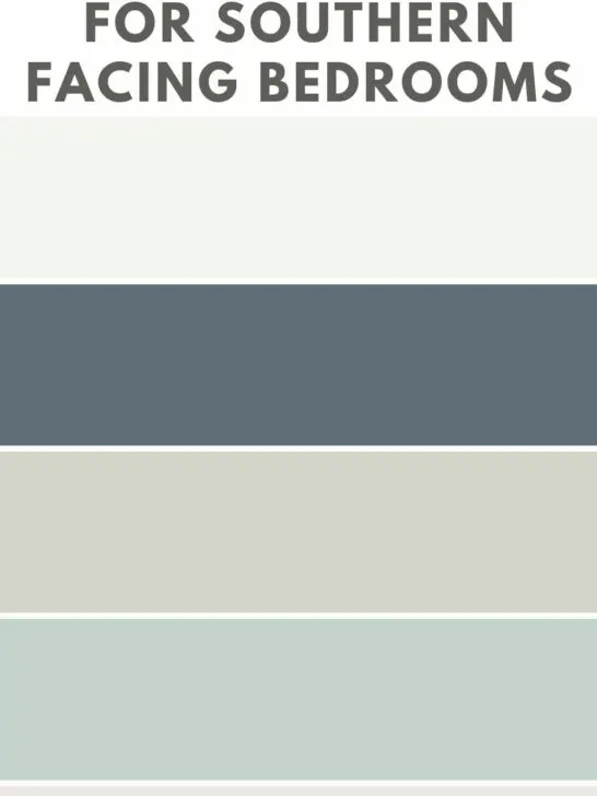 the best paint colors for southern facing bedrooms