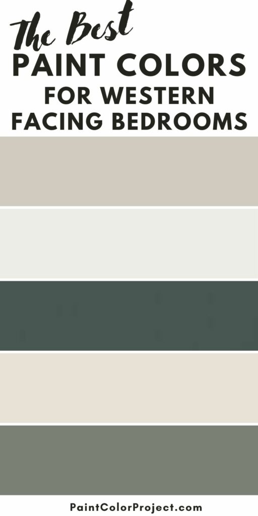 the best paint colors for west facing bedrooms