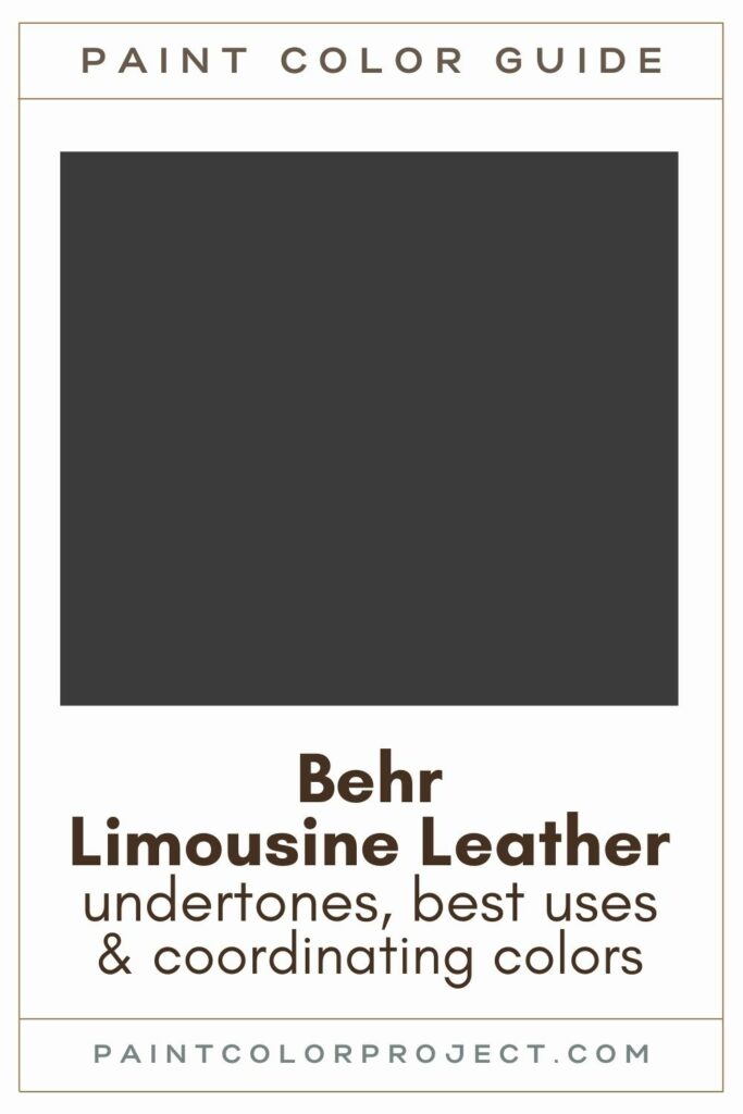 Behr Limousine Leather Paint Color Guide