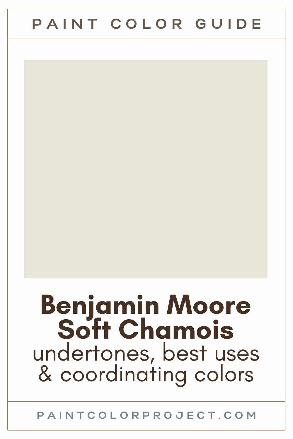 Benjamin Moore Soft Chamois Paint Color Guide