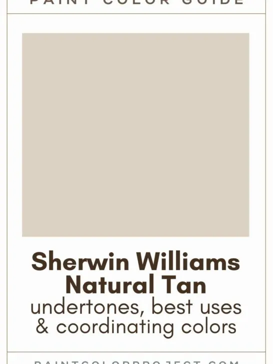 Sherwin Williams Natural Tan Paint Color Guide
